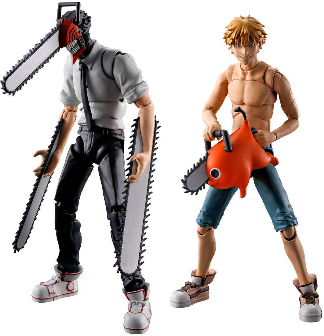 TAILTOSS 2Set Mini Toy Chainsaws Pack In Orange Color For Dollhouse Decoration And Photography