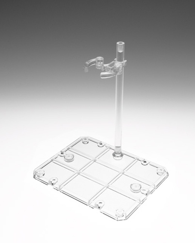 Tamashii Nations - Stage Act. 4 for Humanoid Stand Support (Clear) (2 Stands)  - Bandai Spirits Official S.H.Figuarts Stand 