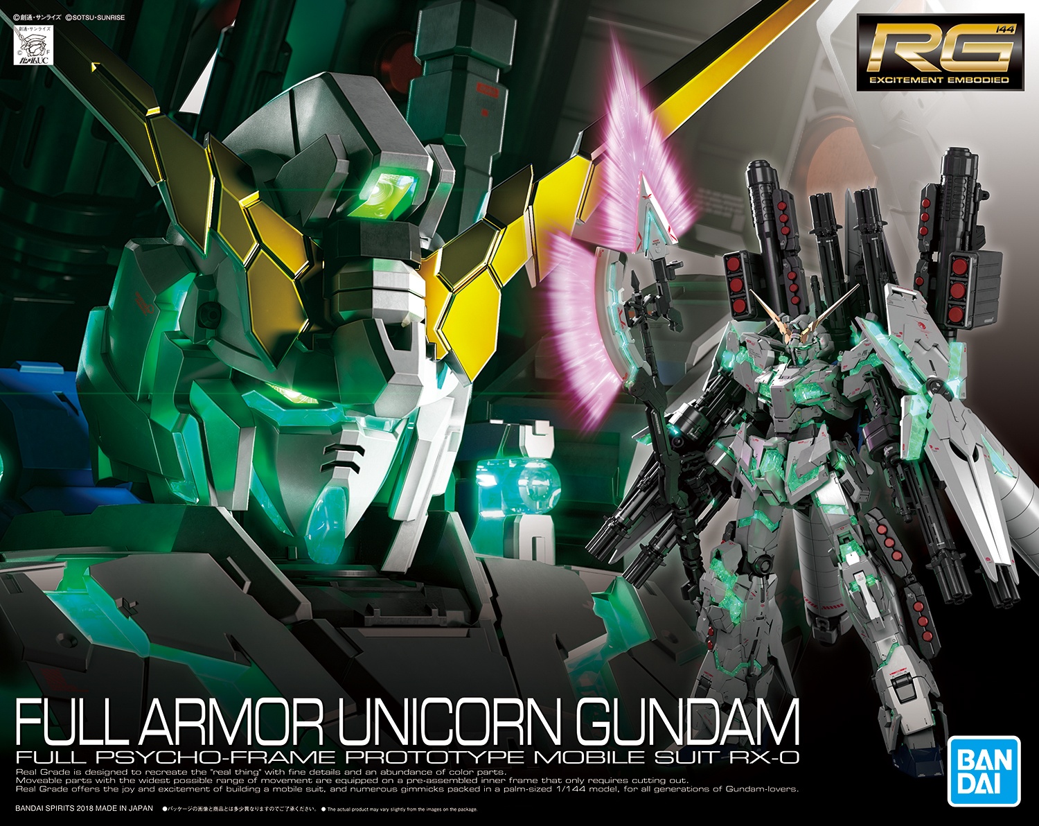 RG Perfectibility 1/144 Unicorn Gundam Real Grade Gundam Base Limited  Gunpla