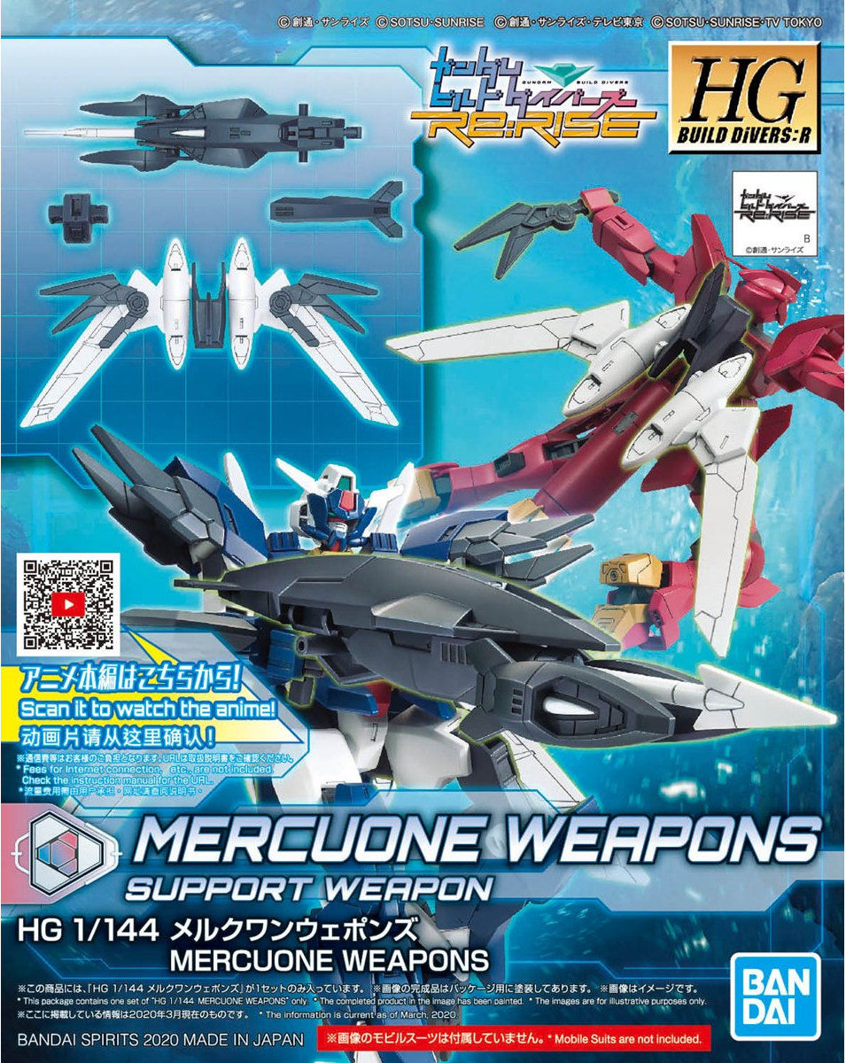 BANDAI HGBC 030 Gundam GM GM Weapons Build Fighters Support Weapon 1/144 Scale 