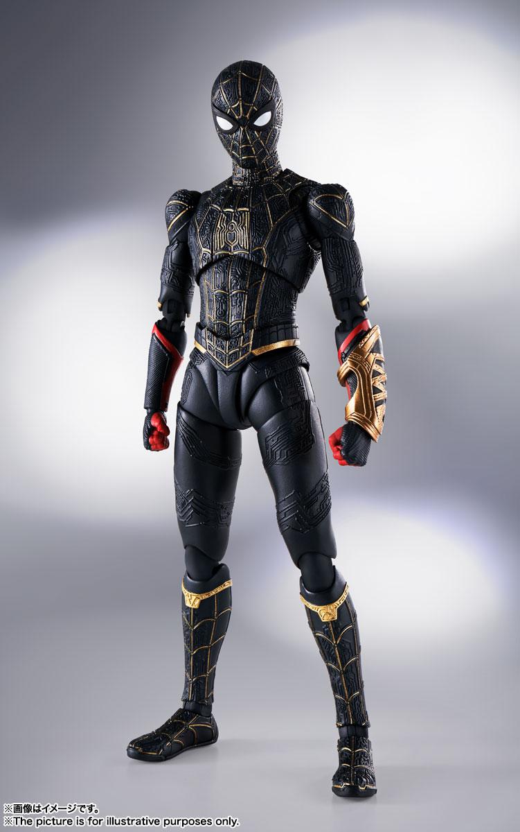 S.H.Figuarts Spider-Man (Black & Gold Suit) (Spider-Man: No Way Home ...