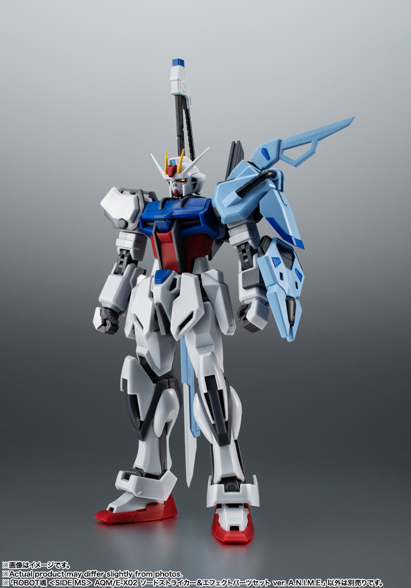 ROBOT Damashii (SIDE MS) AQM/E-X02 Sword Striker & Effect Parts Set ver ...