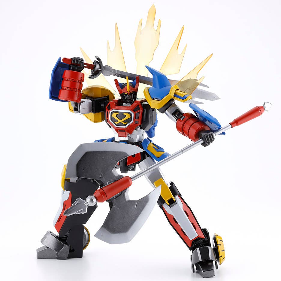 HiPlay MOSHOWTOYS Sengoku Majin Goshogun Action Figure MSX004 - 30 Cm, Trasformabile, Die-Cast, Con Luci E Accessori