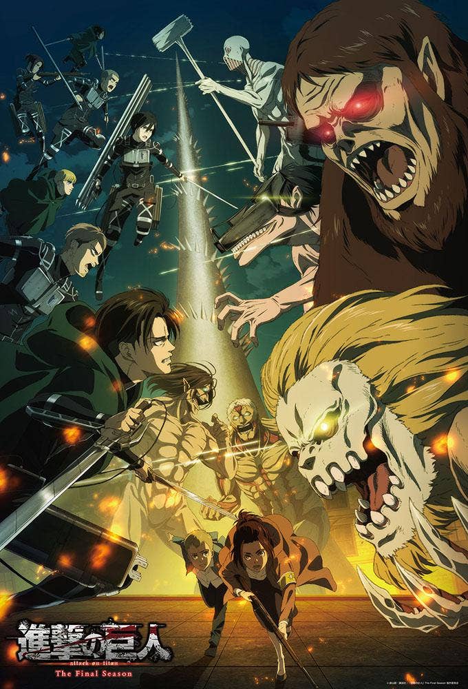 Jigsaw Puzzle Attack On Titan The Final Season Key Visual 3 1000pcs 72 X 49cm Hlj Com