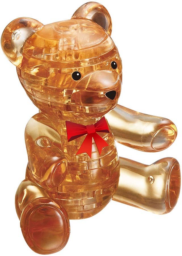 Crystal Puzzle Teddy Bear Brown
