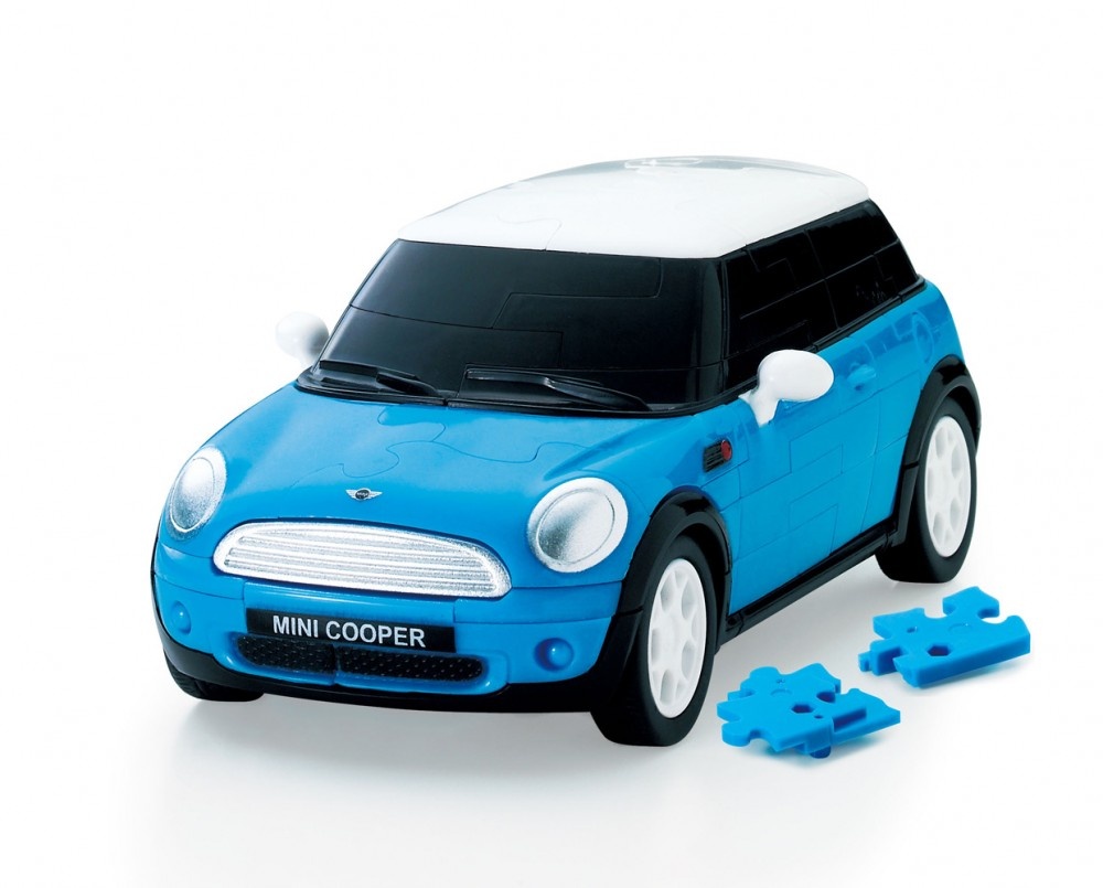 3D KARTON-SKULPTUR-PUZZLE MINI COOPER