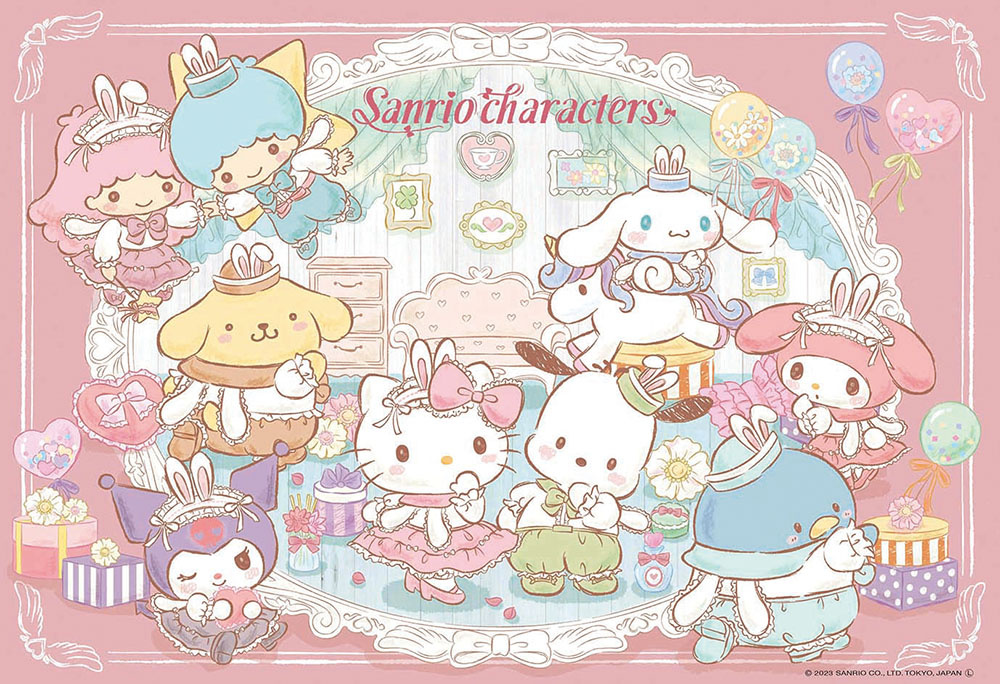 Jigsaw Puzzle: Sanrio Characters Matching Corde 300pcs (38 x 26cm)