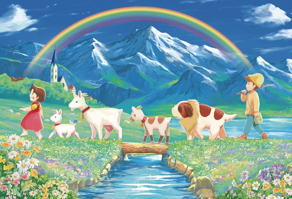 Puzzle Heidi – 1000 Pièces – Vintage – Reproduction D’affiche