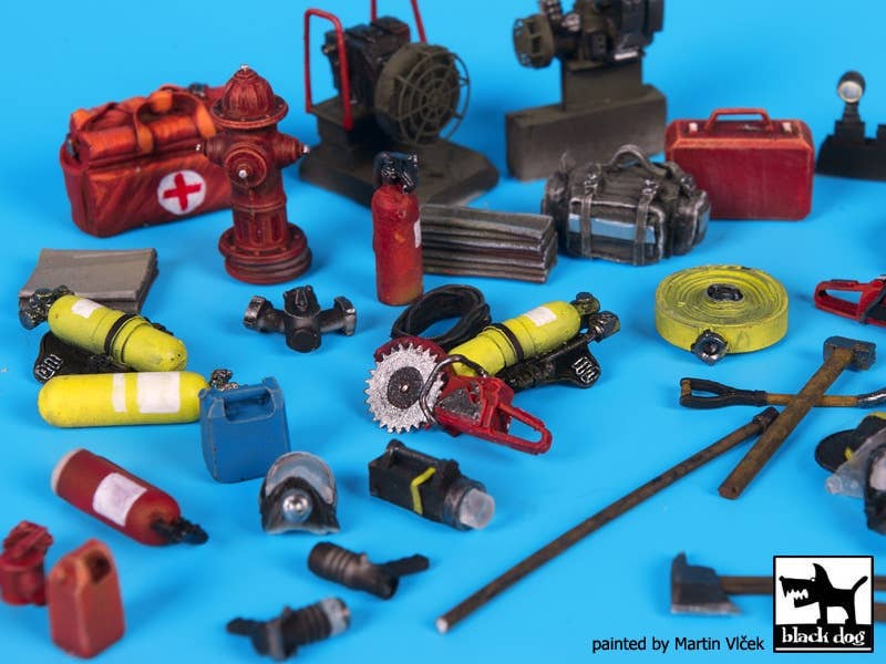Firefighters Equipment Accessories Set