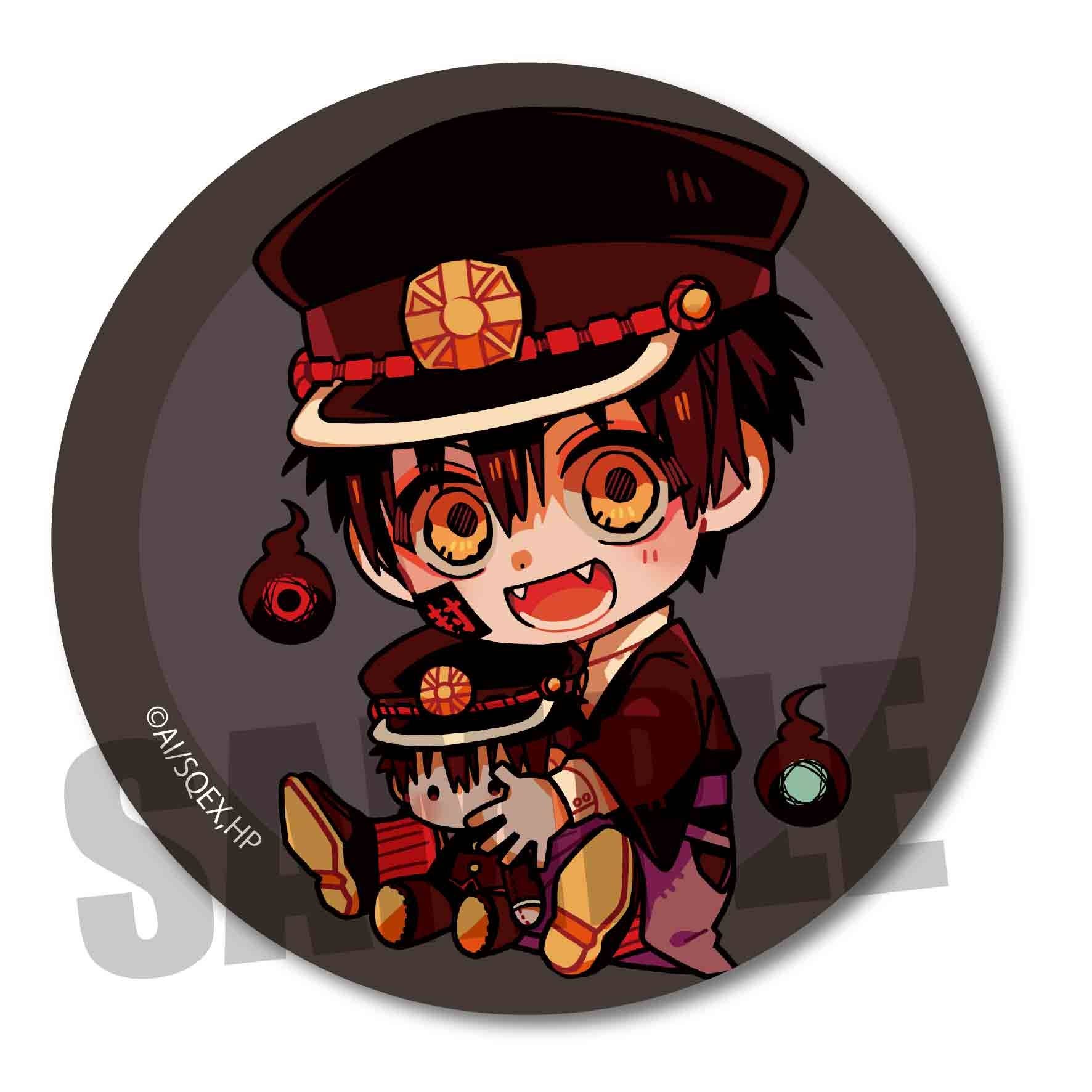 Gyugyutto Can Badge Favorite Food Ver. ToiletBound Hanakokun Tsukasa