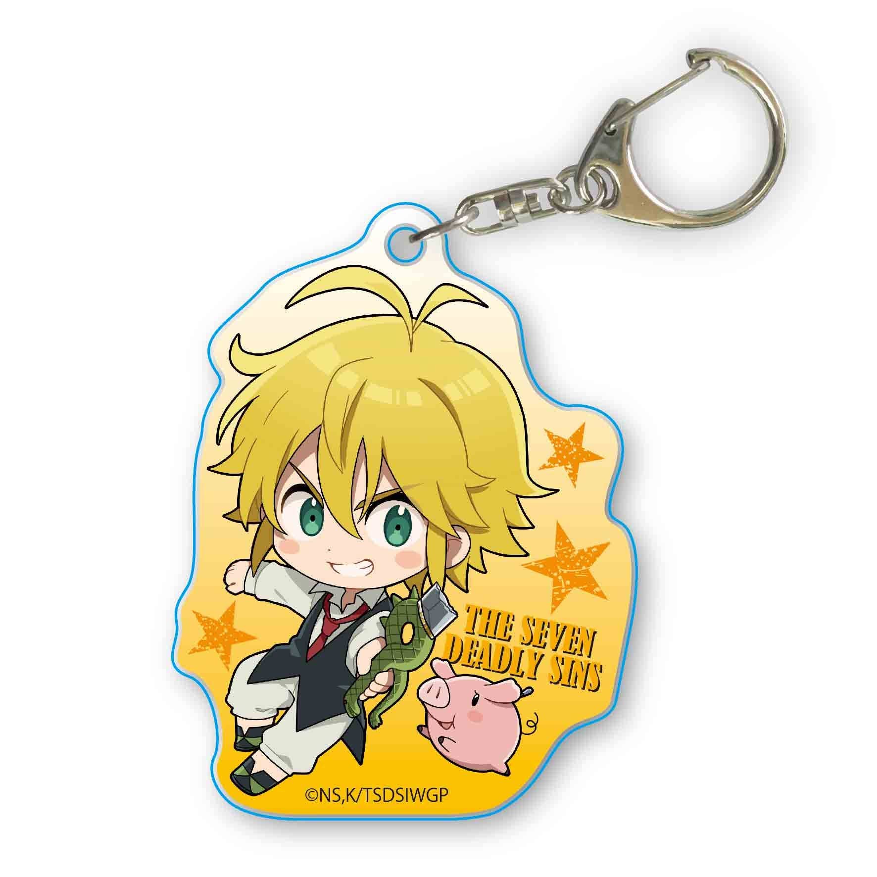 The Seven Deadly Sins: Wrath of the Gods: Pukasshu Acrylic Keychain ...