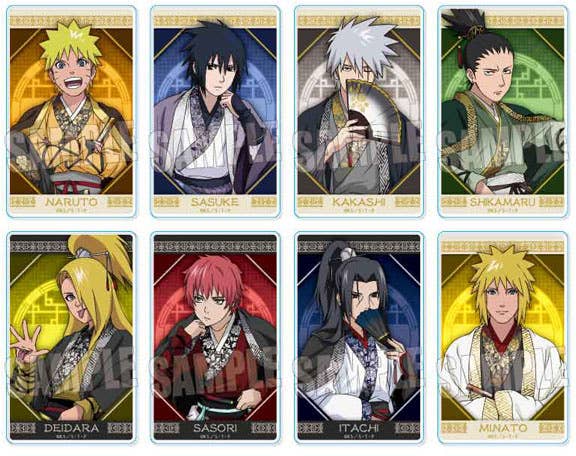 Naruto Shippuden: Trading Acrylic Card / Throne ver. 1Box 8pcs