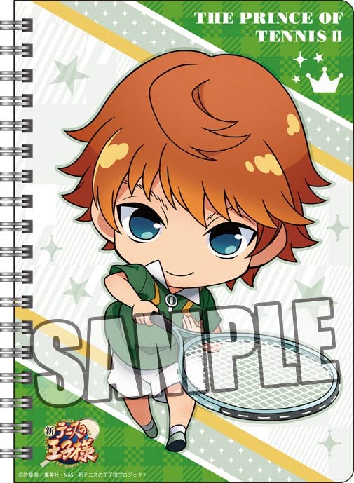 The New Prince of Tennis B6 W Ring Notebook Kiyosumi Sengoku Chibi