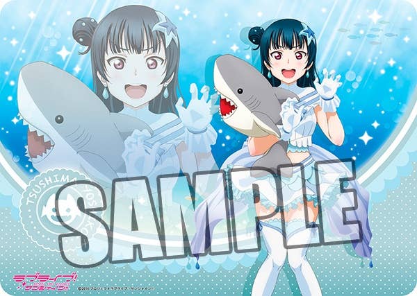 Character Rubber Mat Love Live! Sunshine!! Yoshiko Tsushima Plush