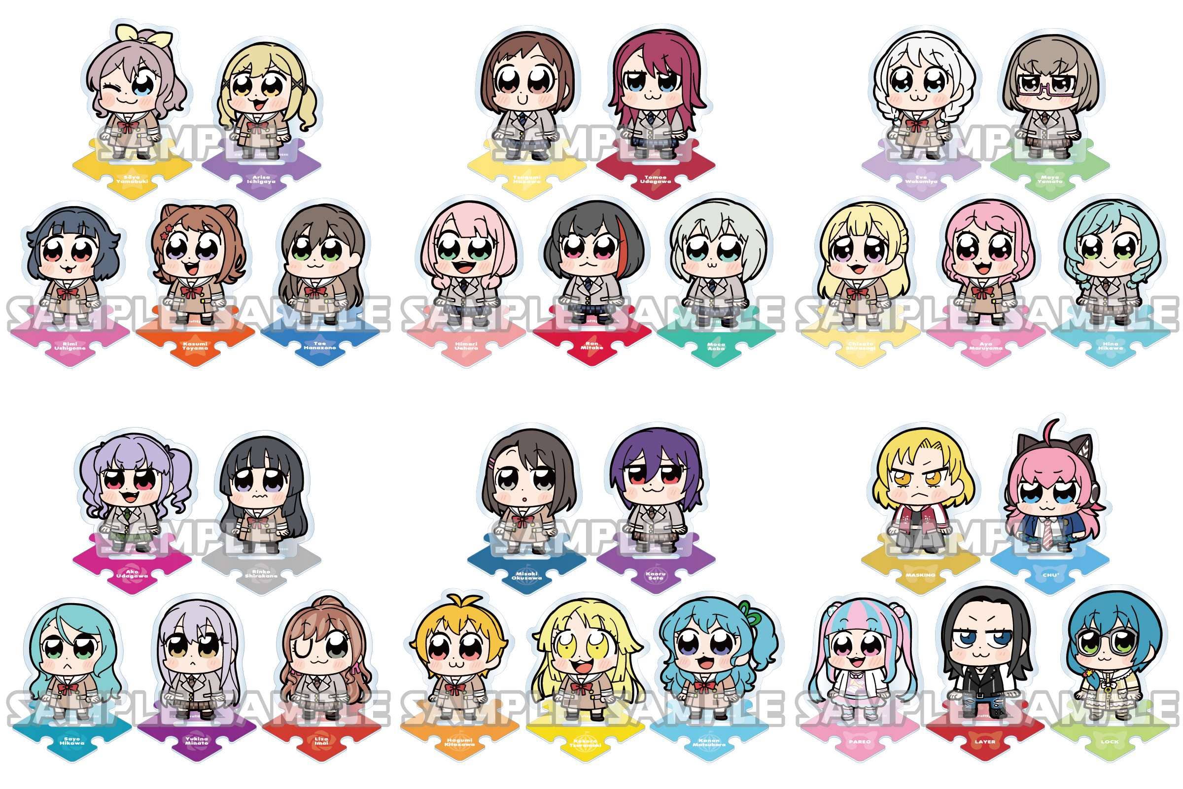 Bukubu Okawa x BanG Dream!: Tsunagaru Petit Acrylic Stand 1Box