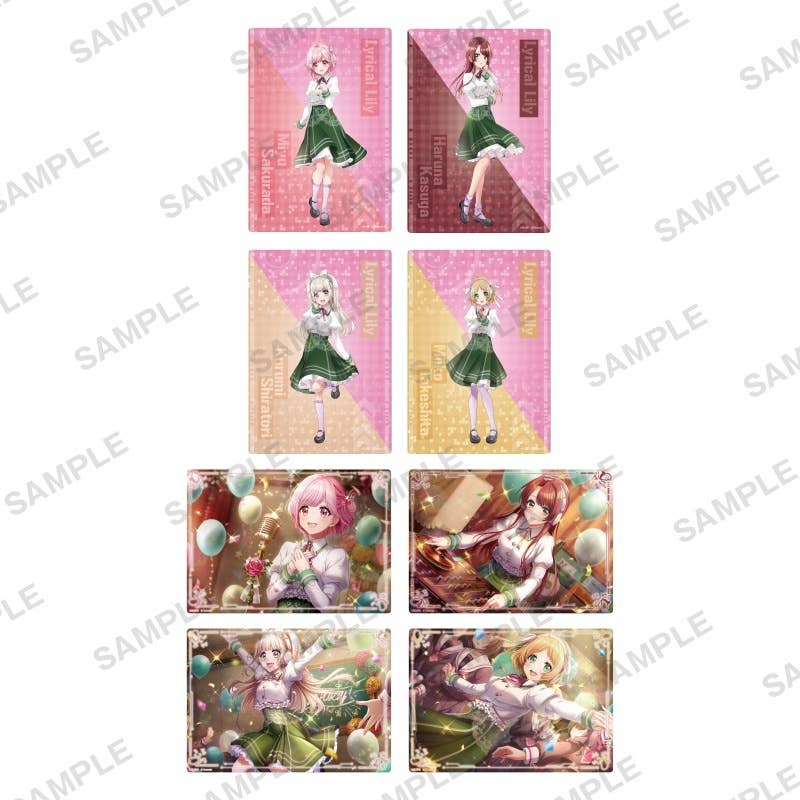D4DJ Groovy Mix: Trading Visual Sheet Lyrical Lily: 1Box (8pcs