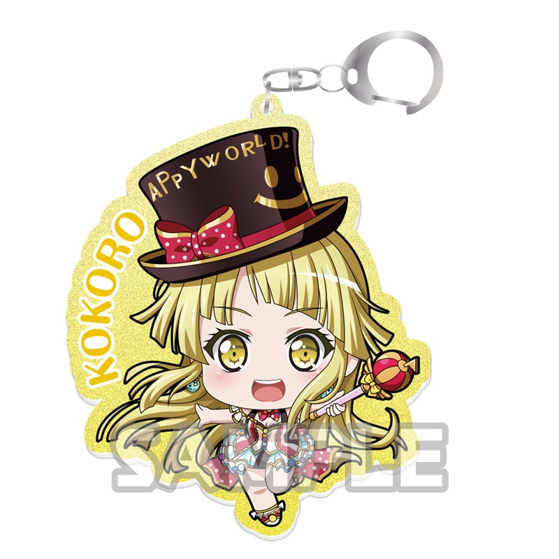 1pcs BanG Dream Cosplay Badges Tsurumaki Kokoro Brooch Pins Rimiri Yamato  Maya Collection Badge for Backpacks Clothes