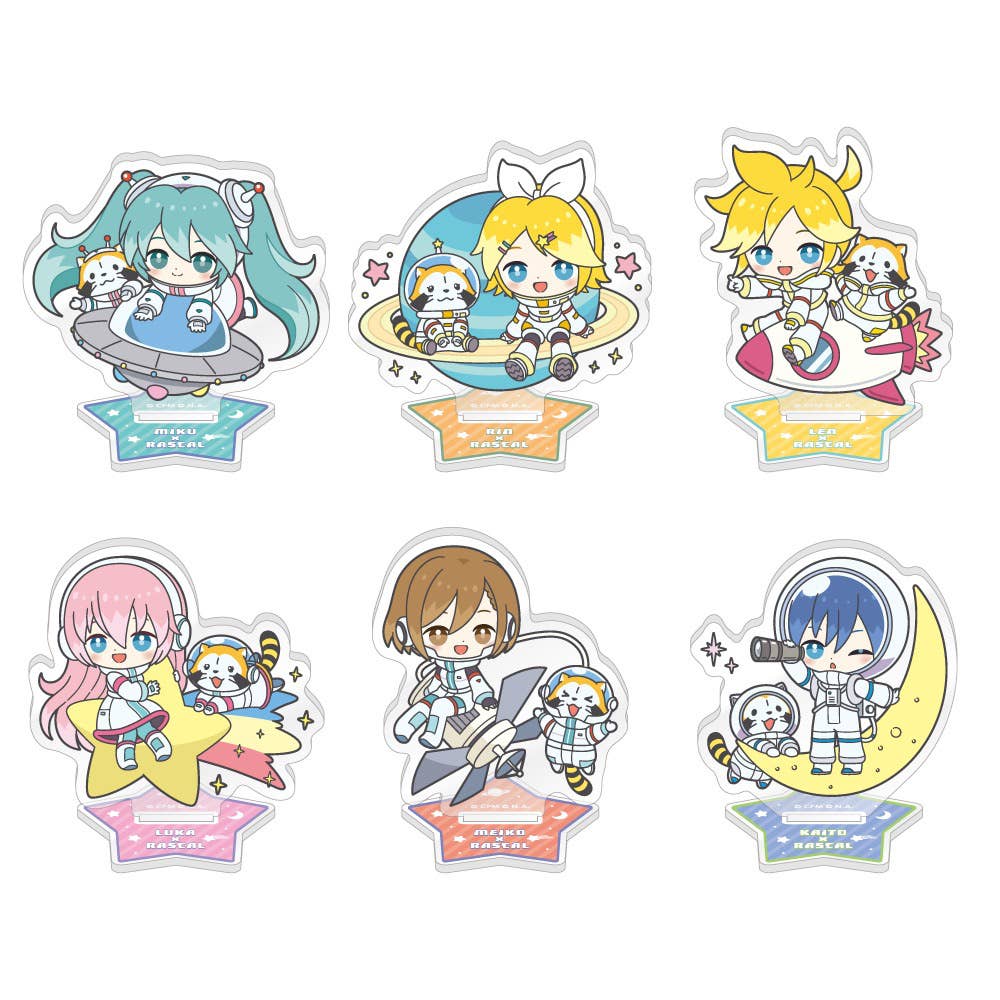 Hatsune Miku x Rascal 2024 Acrylic Stand Collection: 1Box