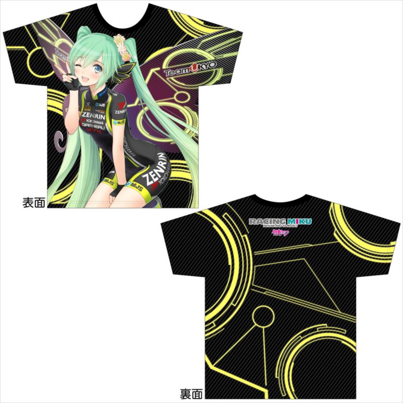 Racing Miku 2017 Team UKYO Support Ver. Full Graphic T-shirt M Size Racing Miku 2017 Team UKYO Support Ver. Full Graphic T-shirt M Size