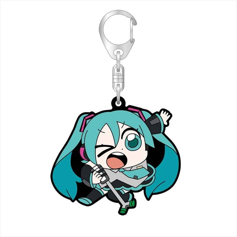 Hatsune Miku x Ookawa Bkub: Rubber Keychain Collection: 1Box (8pcs