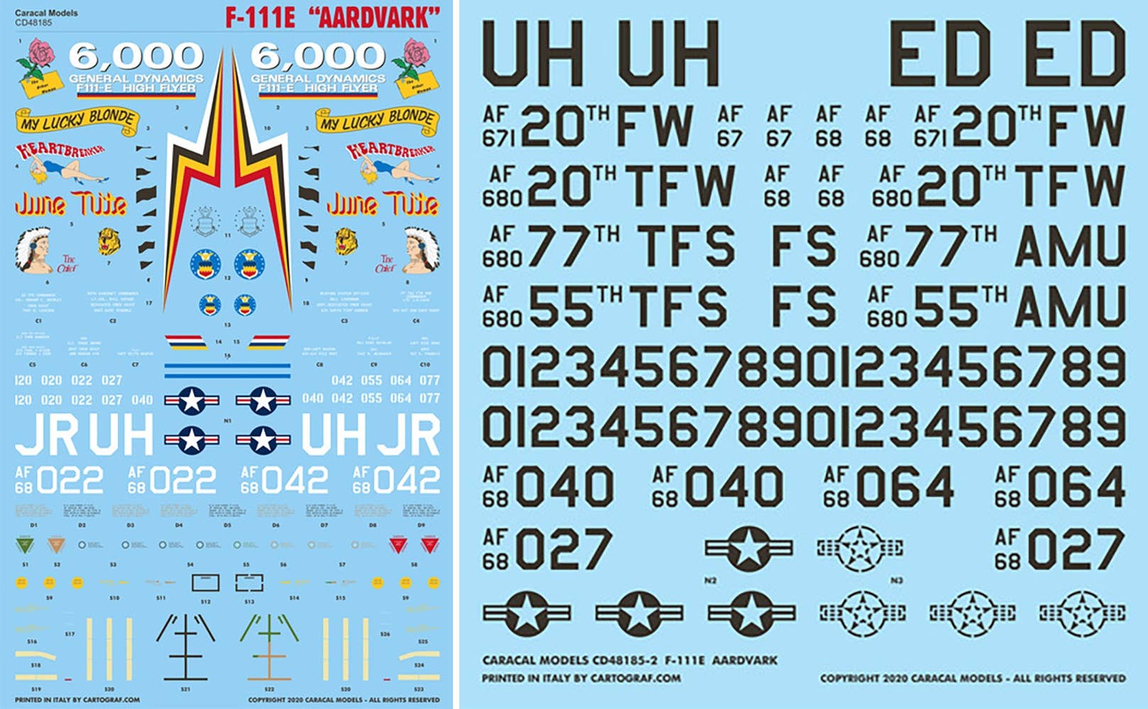 MINIHOBBY 1/144 F-111E Aardvark Plastic Model Kit - 80416 Unassembled Aircraft