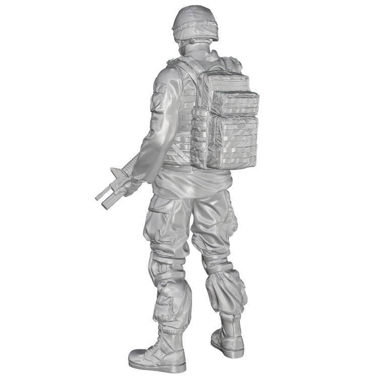 Commanding Officer (Standing) US Army Infantry Squad 2nd Division