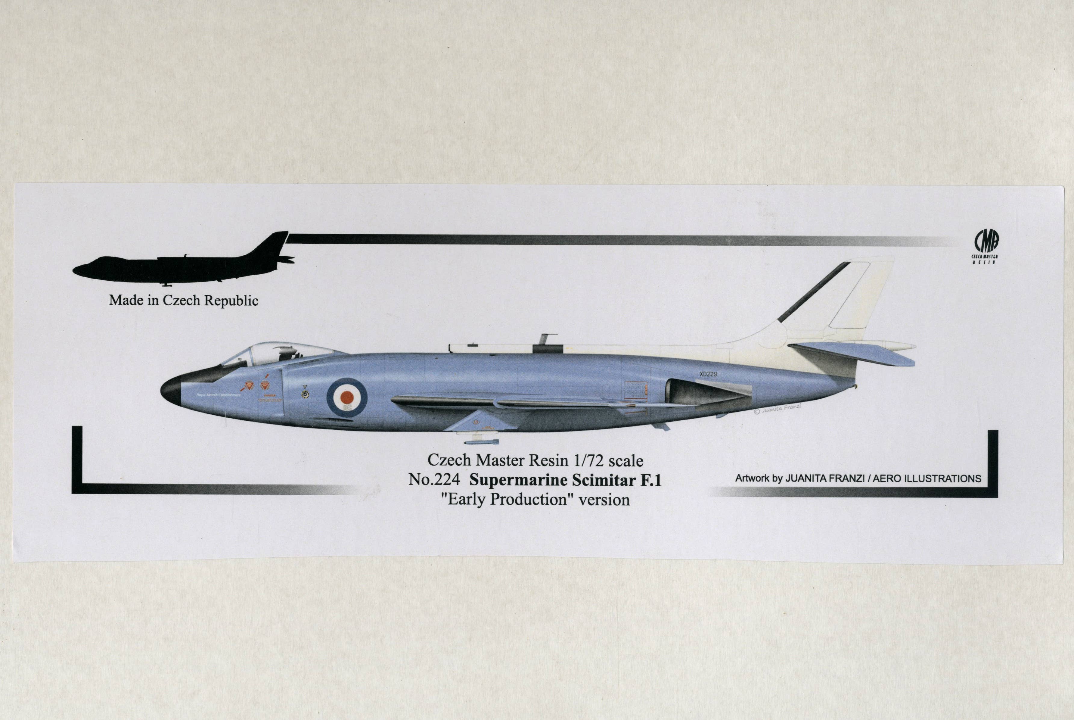 シミター　Ｆ-1 Supermarine Scimitar F.1 Early | HLJ.com