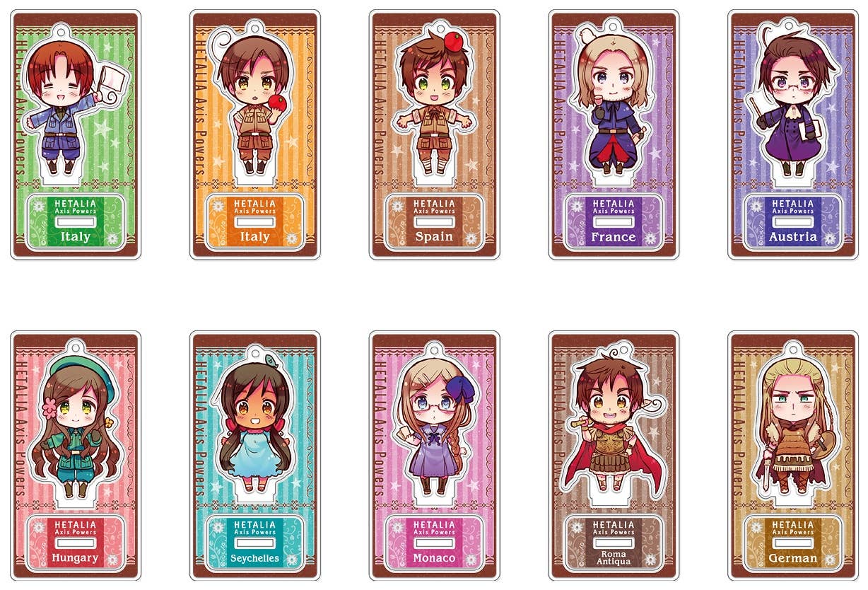 Hetalia: Axis Powers: Trading Acrylic Stand Vol.1: 1Box 10pcs