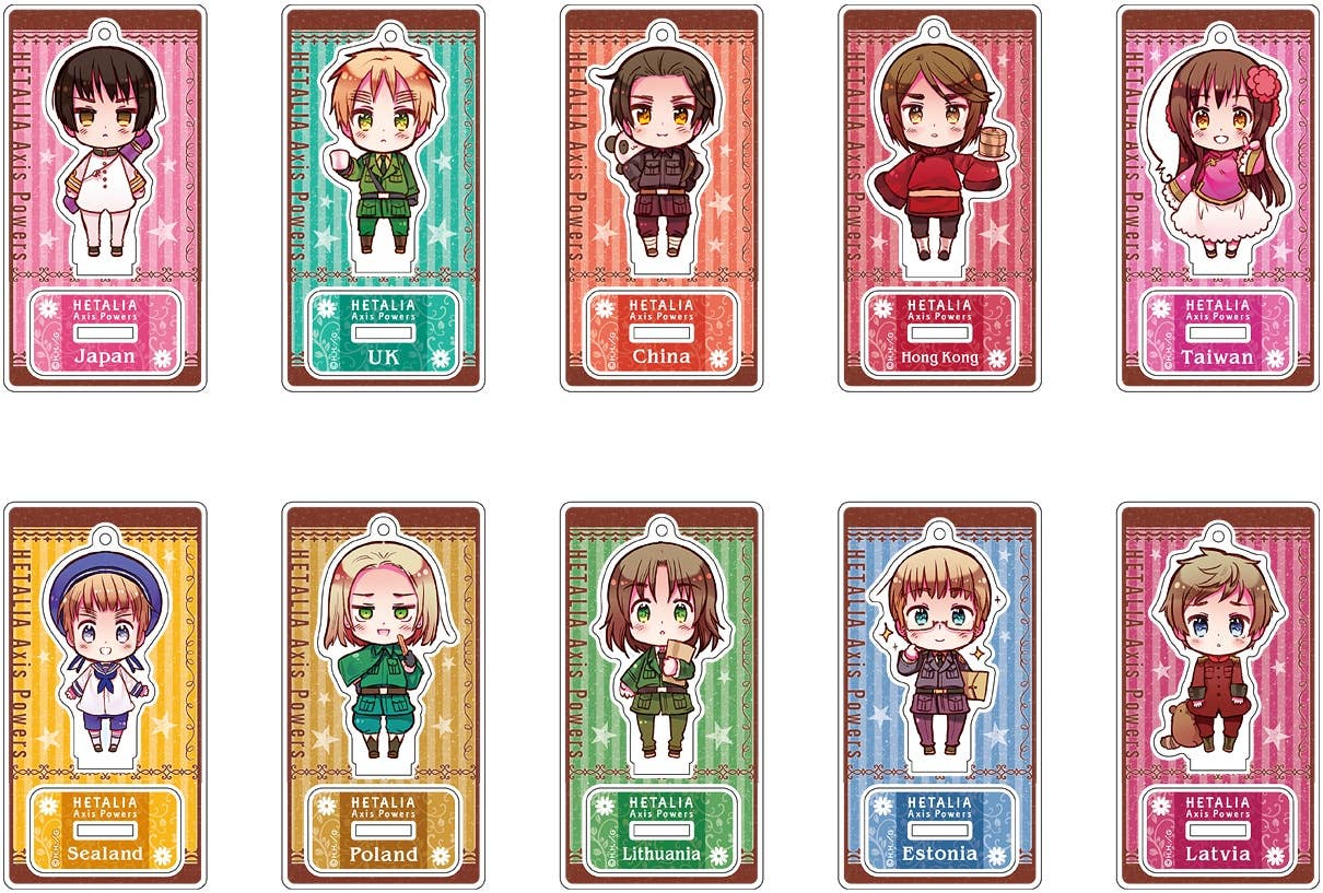 Hetalia: Axis Powers Trading Acrylic Stand Vol.2 1Box 10pcs | HLJ.com