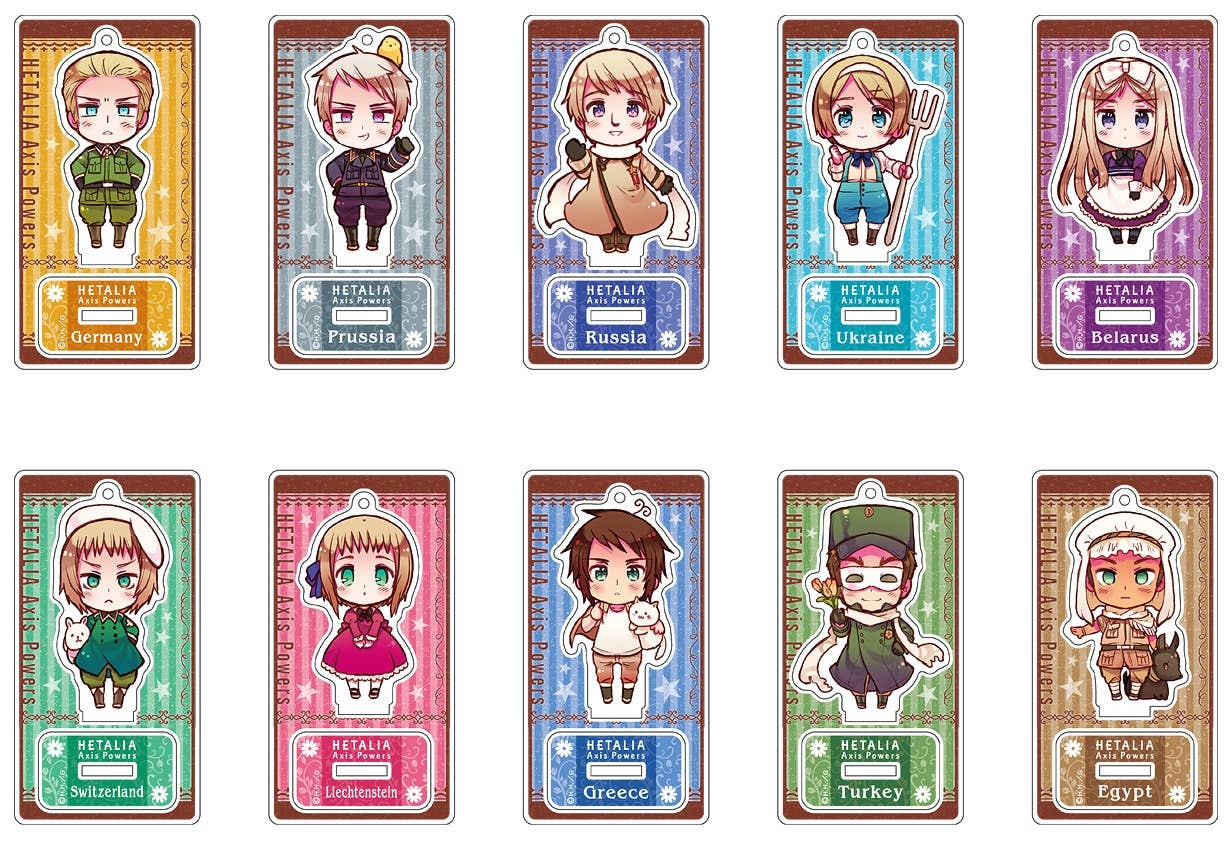 Hetalia: Axis Powers: Trading Acrylic Stand Vol.3: 1Box 10pcs
