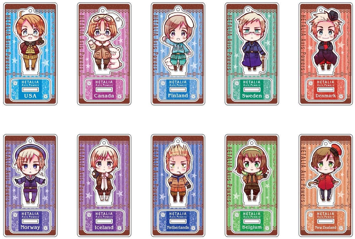 Hetalia: Axis Powers Trading Acrylic Stand Vol.4 1Box 10pcs | HLJ.com
