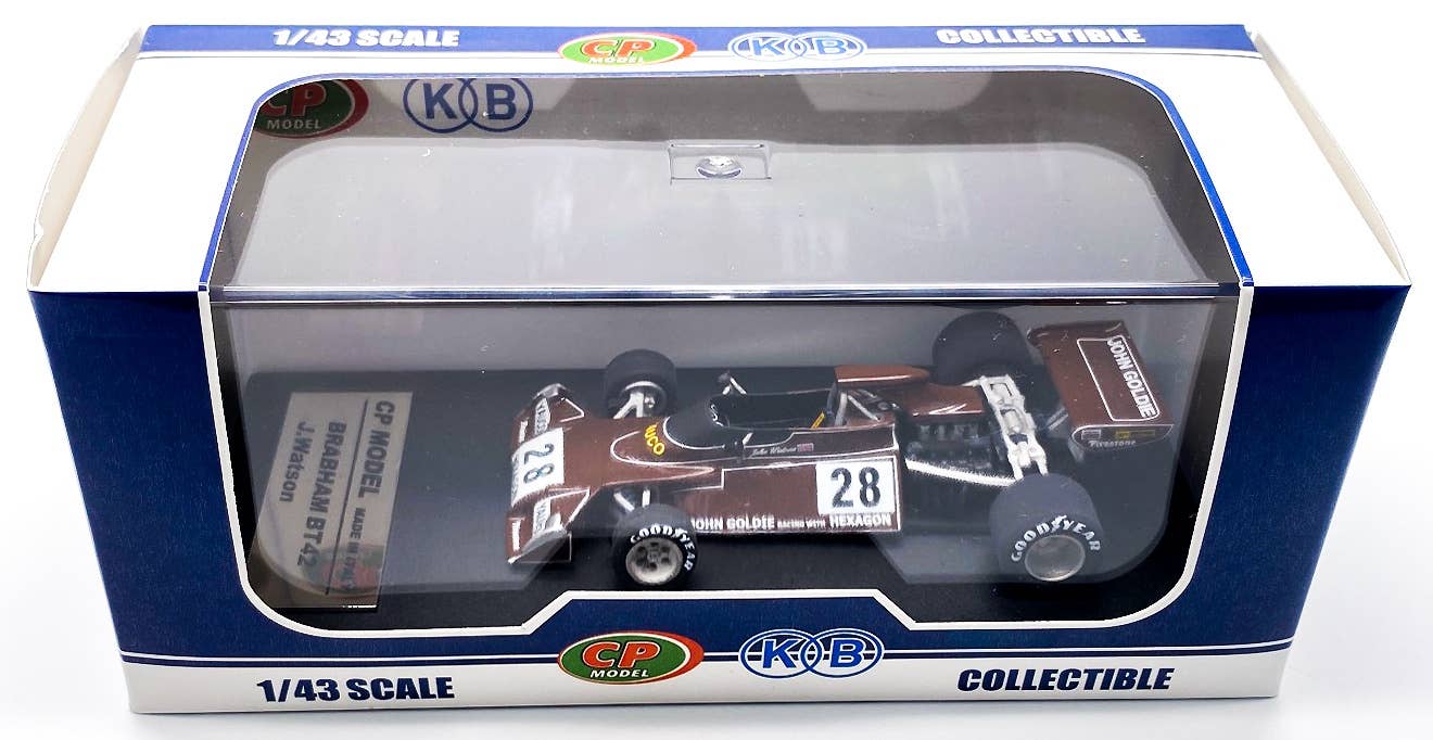 CP Model 1/43 ブラバム BT42 1974#28 完成品 Kb / Cp Model 1/43 Brabham Bt42 J.watson 1974 28 Kbc009