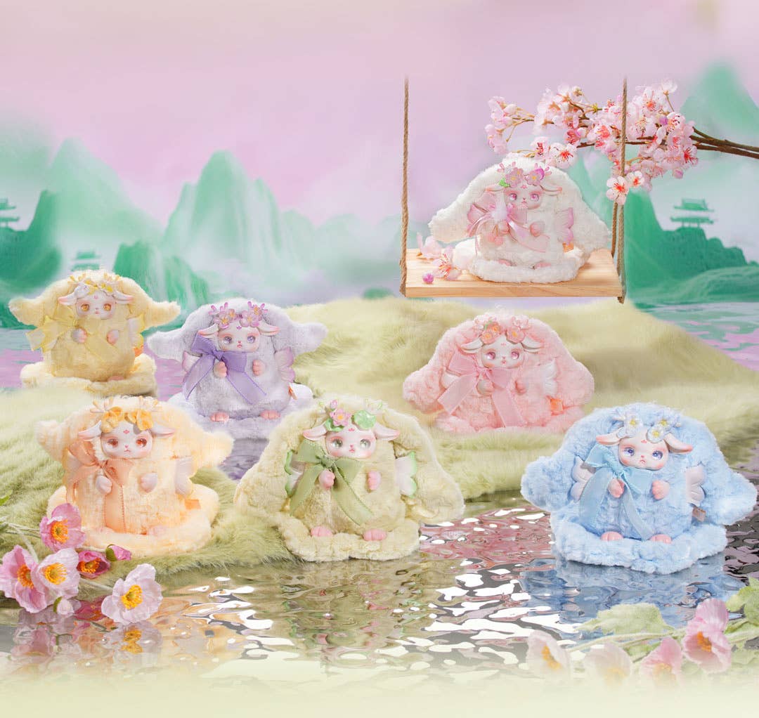 CQTOYS x LOLOAN Blooming Deers Series Trading Plush 1Box