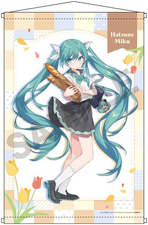 Hatsune Miku B2 Tapestry Hannari Kyoto The City Of Bread Hlj