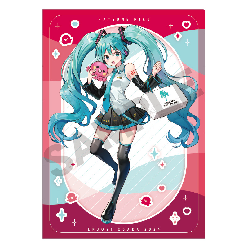 Hatsune Miku: Single Clear File Hatsune Miku Enjoy Osaka