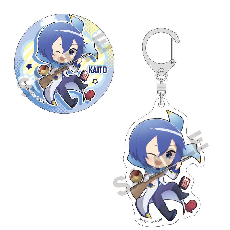 Can Badge & Acrylic Keychain Set Kaito Enjoy Osaka 2024