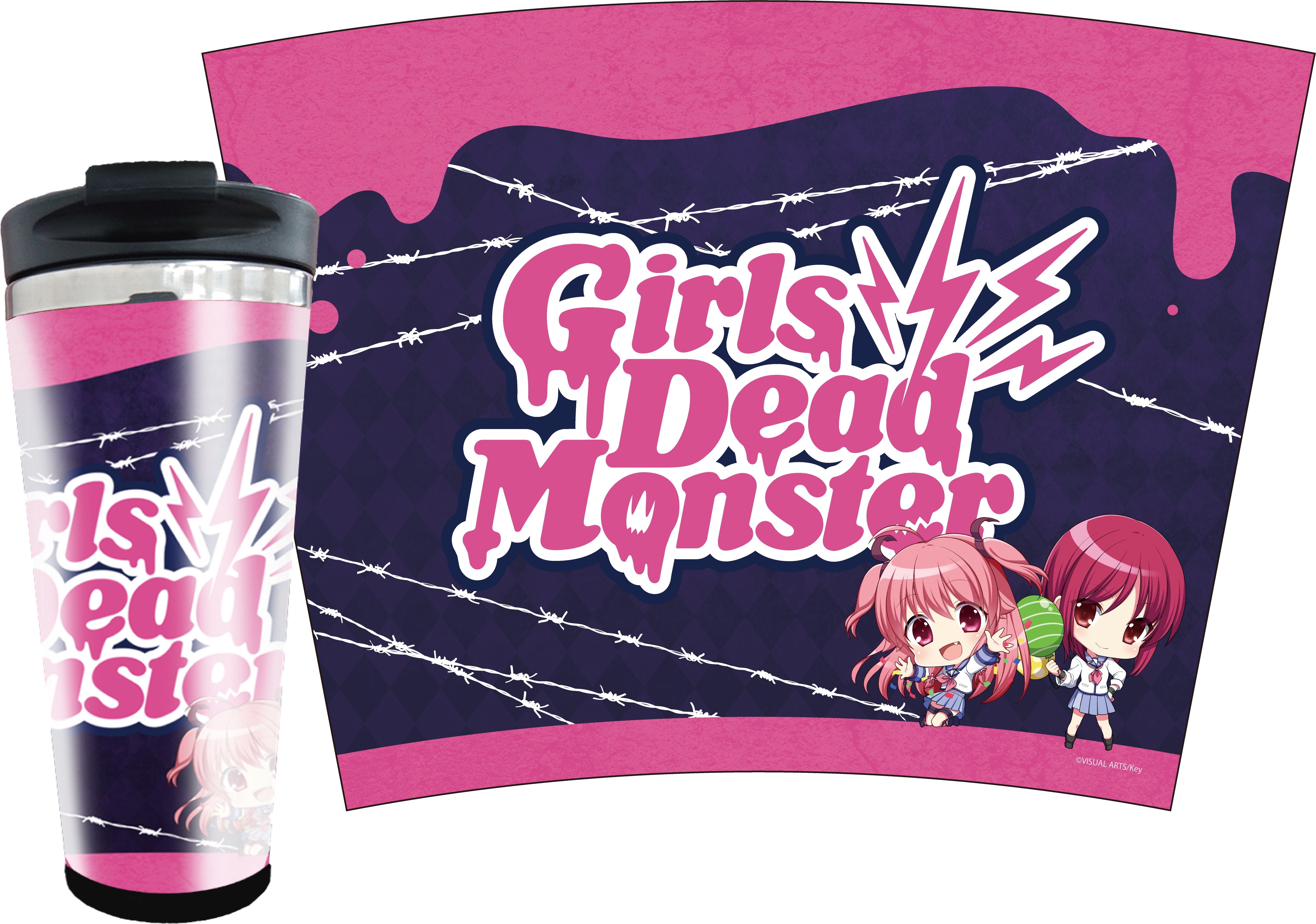 Angel Beats!: Metallic Tumbler 02 Girls Dead Monster | HLJ.com