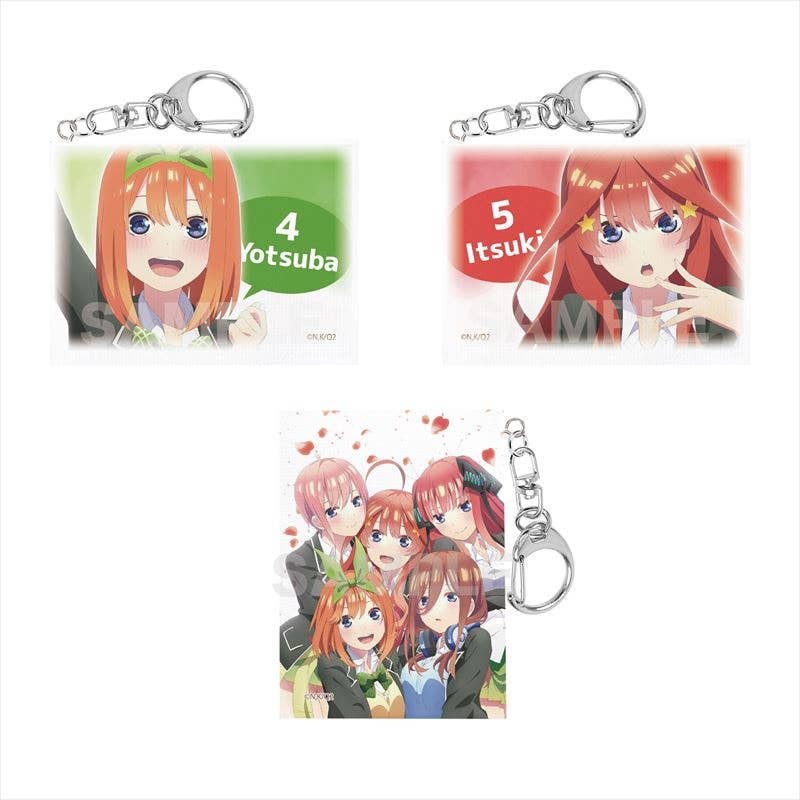The Quintessential Quintuplets Miniature Canvas Keychain 01 Vol.1 Box