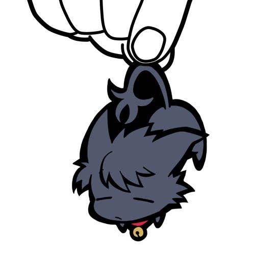 Servamp: Kuro Pinched Keychain Black Cat Ver. | HLJ.com