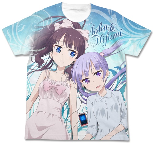 New Game!!: Aoba & Hifumi Full Graphic T-shirt / White - M
