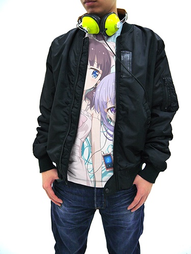 新入荷 Full Hifumi & Aoba Game!!: New Graphic M - White / T-shirt ホビー