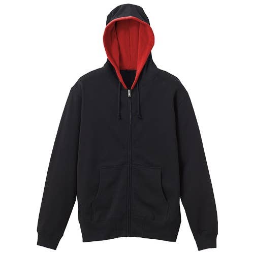 Yu-Gi-Oh! GX: Yubel & Jaden Zip Parka / Black x Red - L
