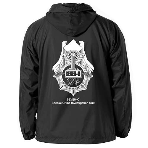 Double Decker! Doug & Kirill: SEVEN-0 Hooded Windbreaker
