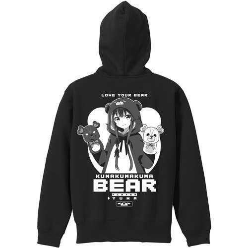 Kuma Kuma Kuma Bear Yuna Zip Hoodie Black M Hlj