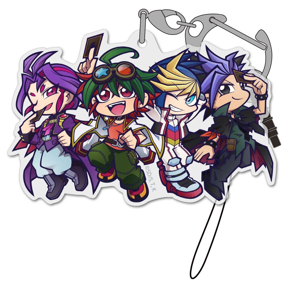 Yu-Gi-Oh! Arc-V: Yuya & Yuto & Yugo & Yuri Acrylic Multi Keychain