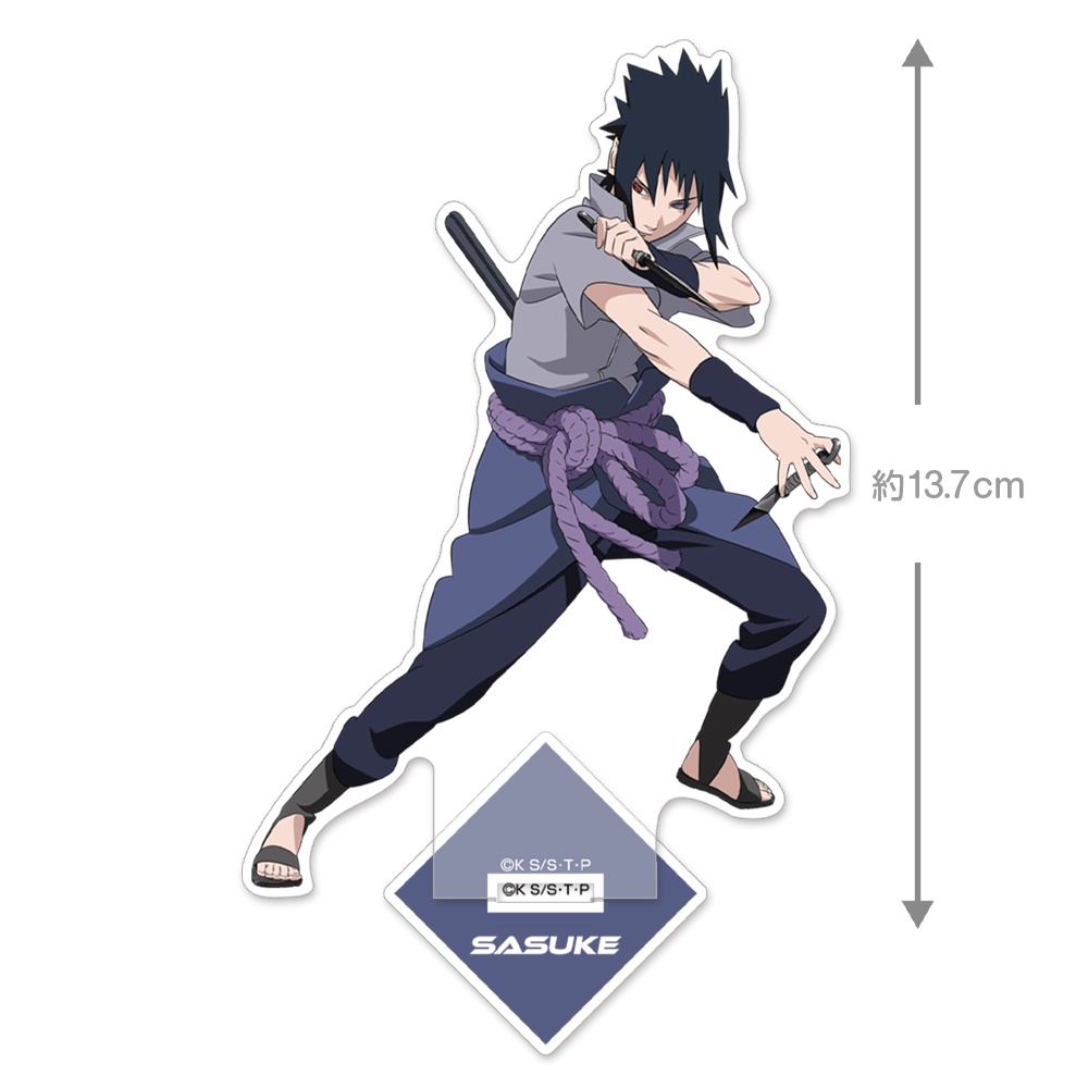 Naruto Anime Figure 16Cm Acrylic Stand Model Uchiha Sasuke Uzumaki