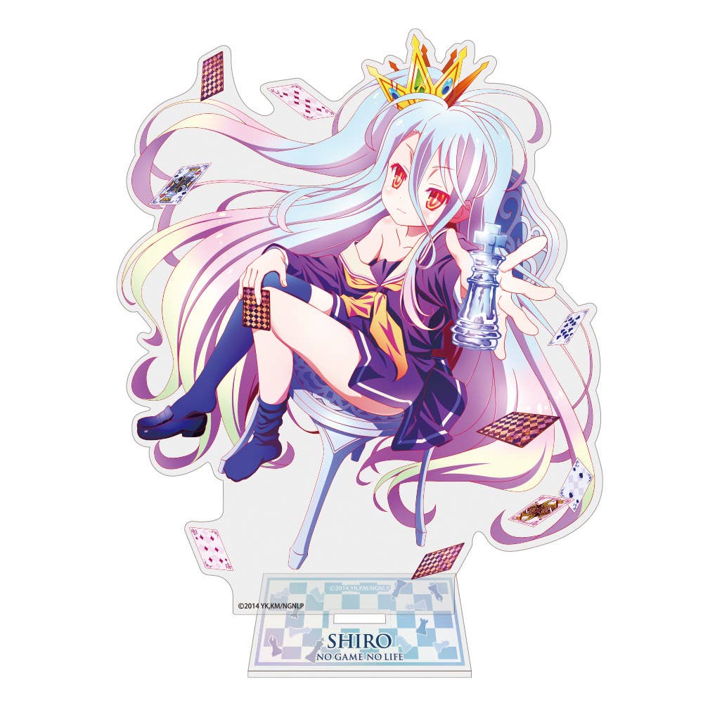 No Game No Life Original Illustration Shiro Acrylic Stand (Large
