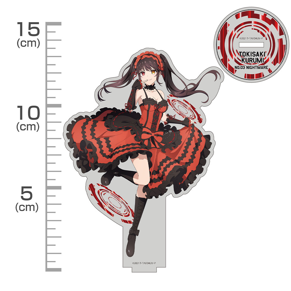 KURUMI TOKISAKI Date a Live 4 in. Bi Fold Wallet (Anime Credit Card  Billfold)