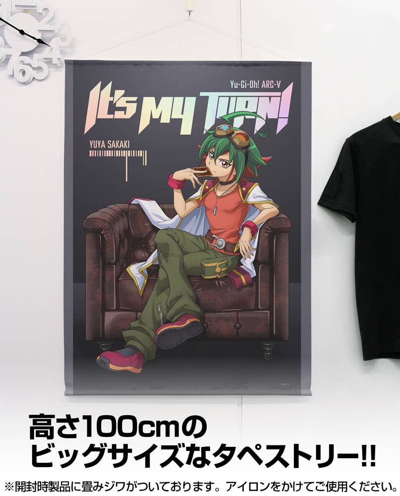 Yu-Gi-Oh ARC-V: Newly Drawn Yuya Sakaki 100cm Tapestry Strongest