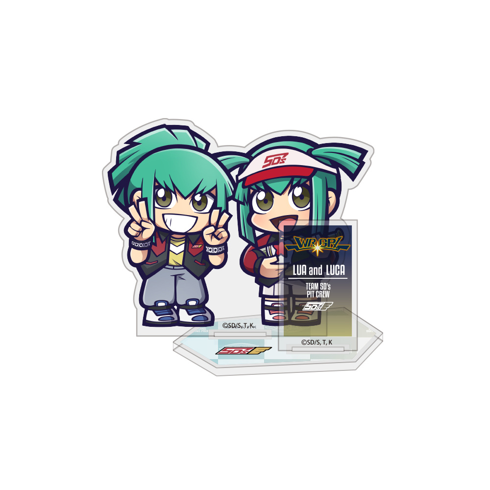 AmiAmi [Character & Hobby Shop]  Yu-Gi-Oh! 5D's Team 5D's WRGP Victory  Commemoration Acrylic Art Stand(Released)